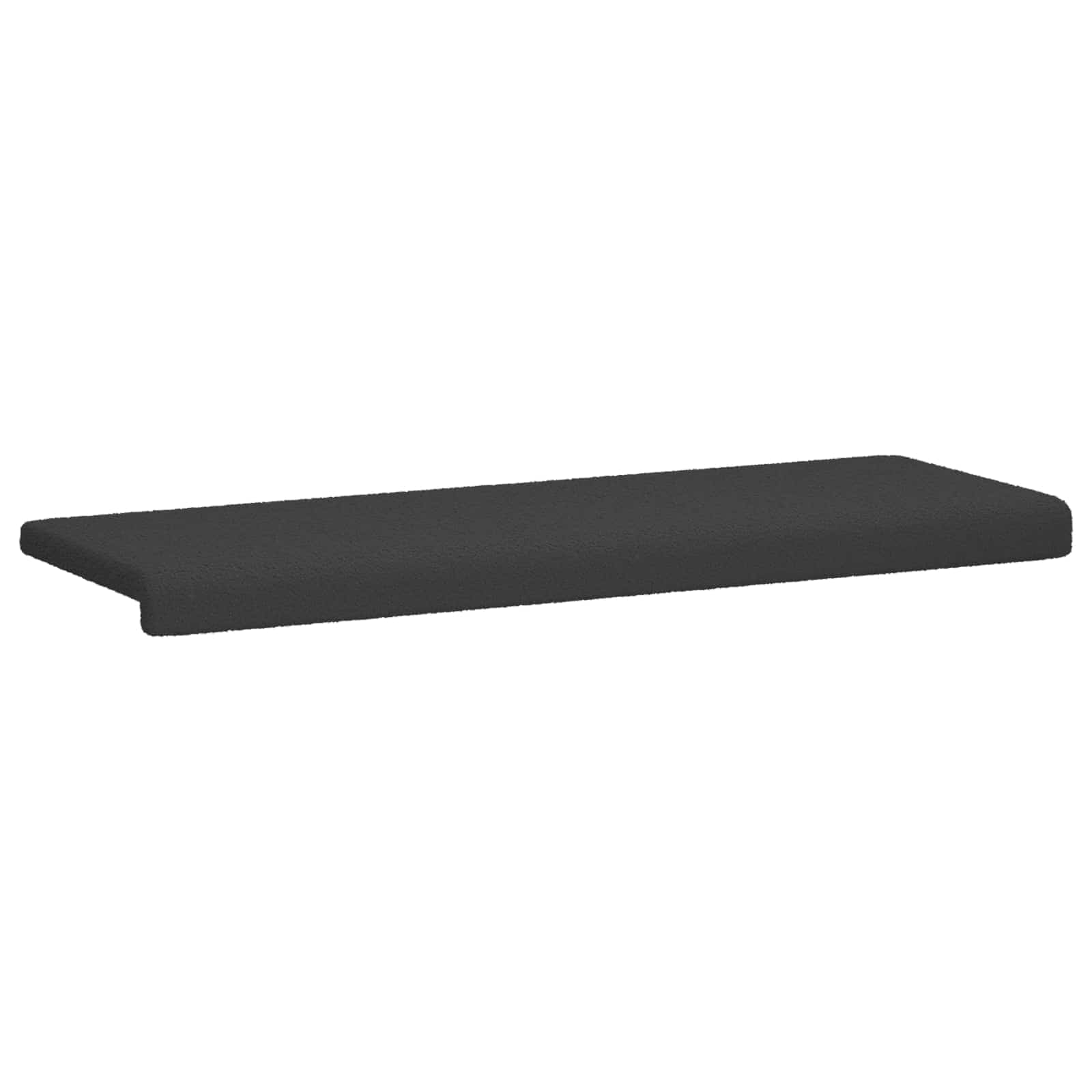 Bankkussen Sherpa Stof Donkergrijs Diepte 35 cm