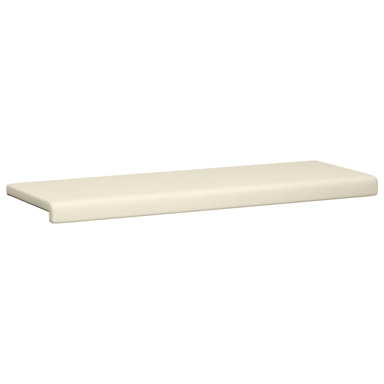 Bankkussen Textured Velvet Crèmekleurig Diepte 35 cm