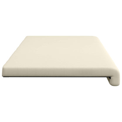 Bankkussen Textured Velvet Crèmekleurig Diepte 35 cm