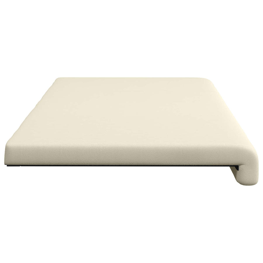 Bankkussen Textured Velvet Crèmekleurig Diepte 35 cm