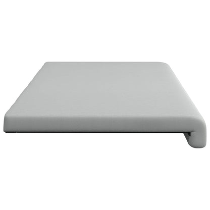 Bankkussen Textured Velvet Lichtgrijs Diepte 35 cm