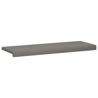 Bankkussen Textured Velvet Donkergrijs Diepte 35 cm