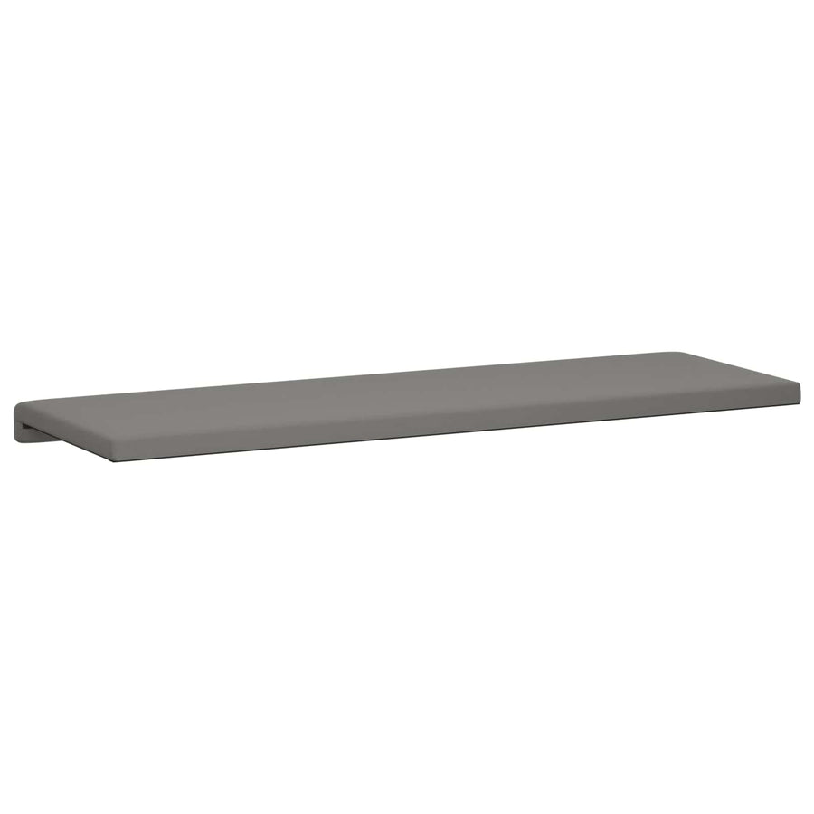 Bankkussen Textured Velvet Donkergrijs Diepte 35 cm
