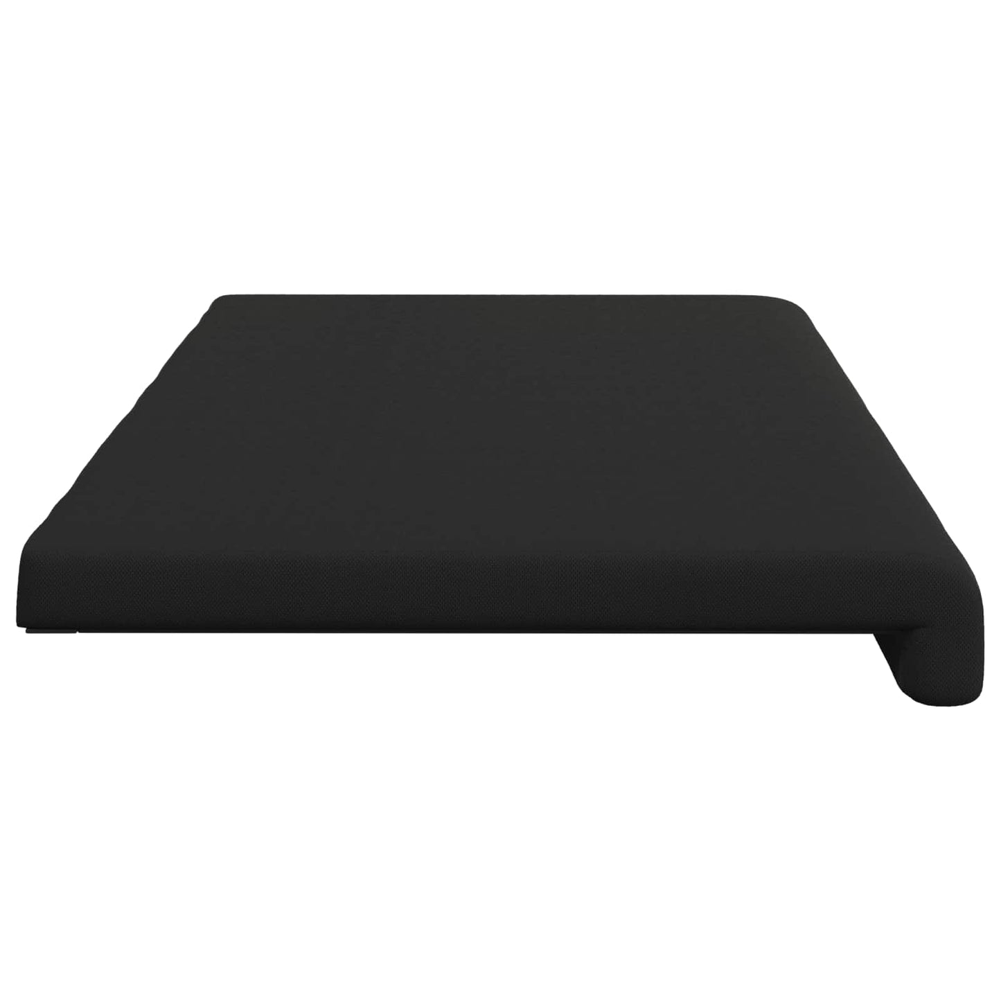 Bankkussen Textured Velvet Zwart Diepte 35 cm