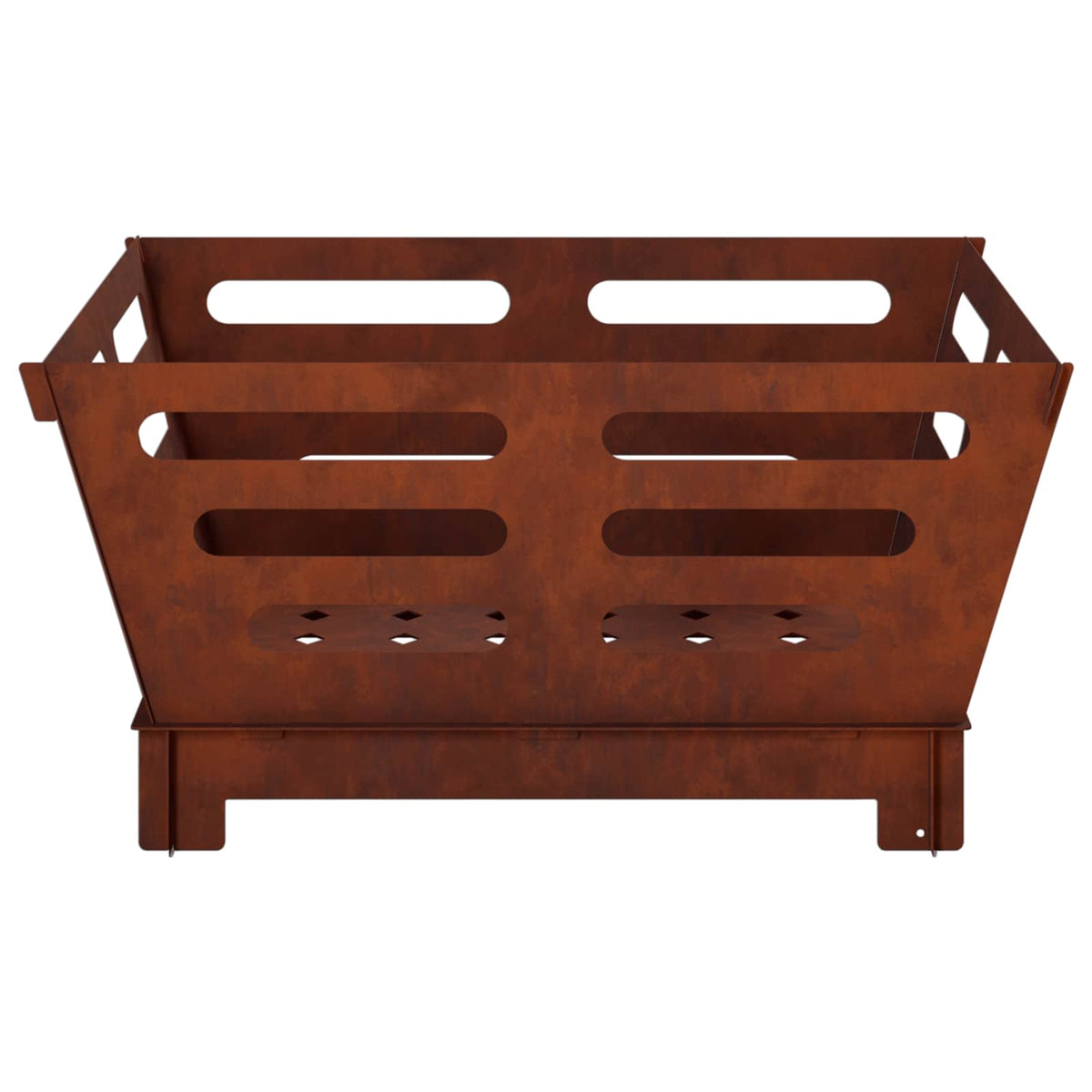 Vuurkorf Roestkleurig 40 x 40 x 20 cm weervast staal