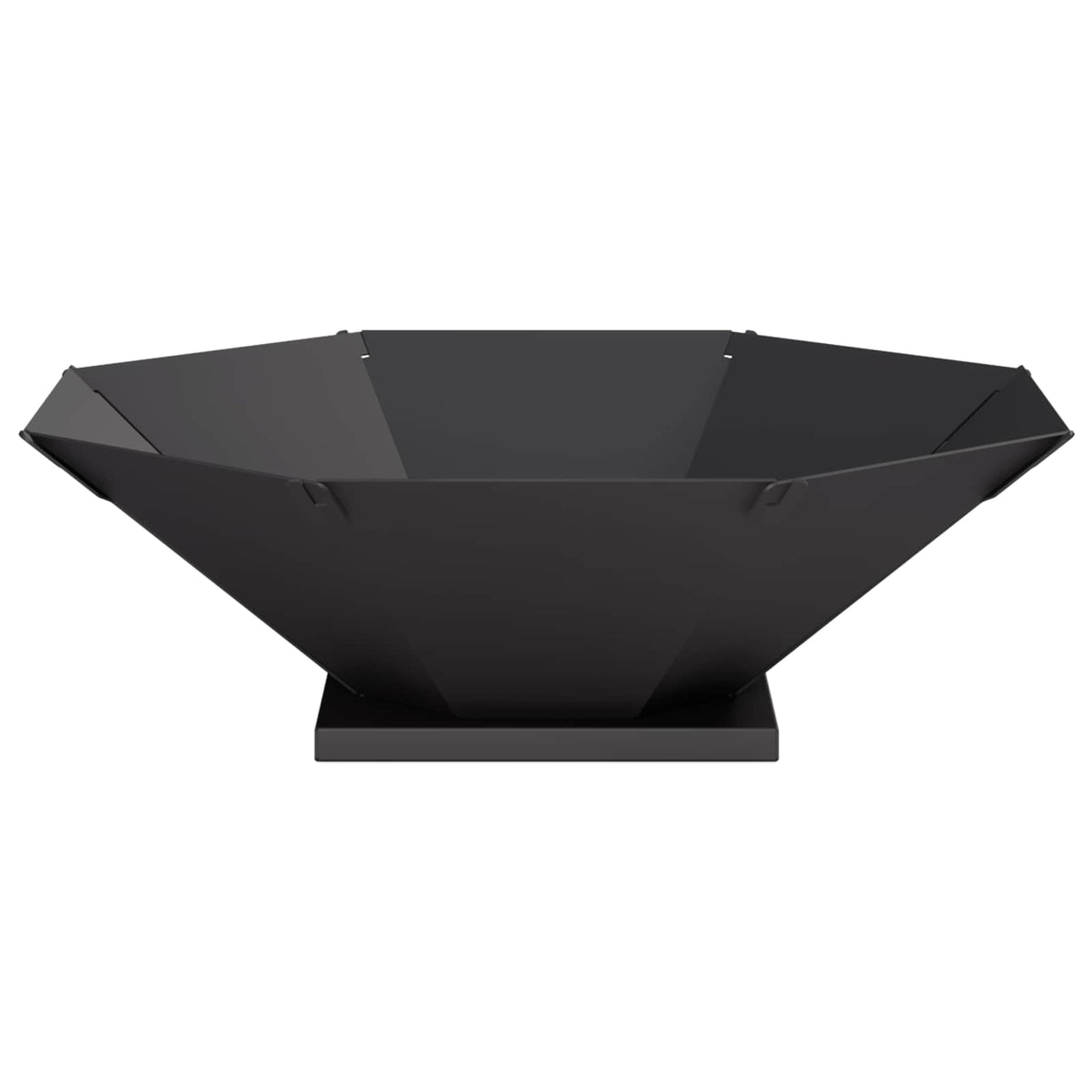 Vuurkorf Zwart 50 x 50 x 15,5 cm Staal