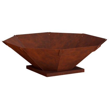 Vuurkorf Roestkleurig 70,5 x 70,5 x 21,5 cm weervast staal