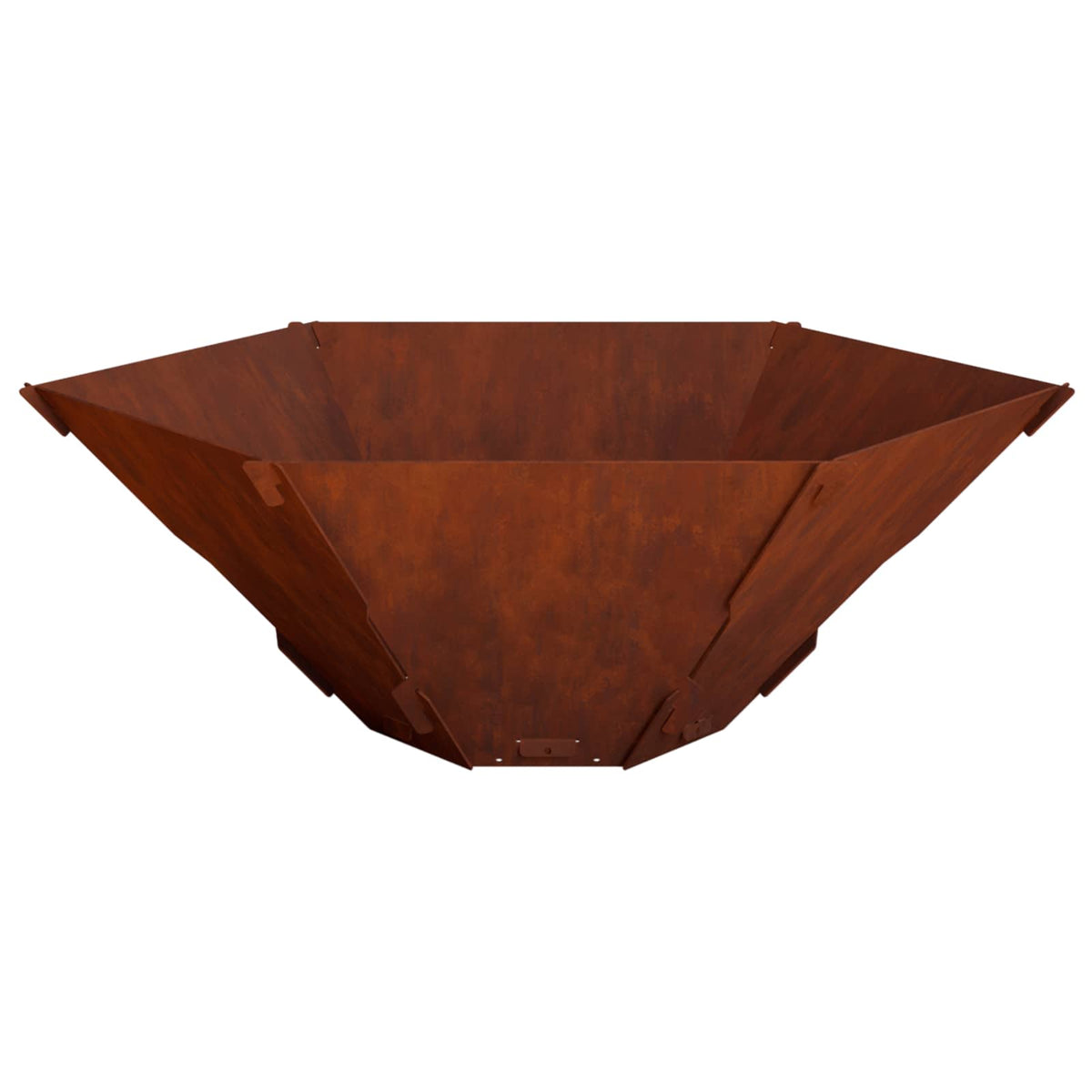 Vuurkorf Roestkleurig 58,5 x 51,5 x 19,5 cm weervast staal