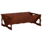 Vuurkorf 60x40x20 cm weervast staal roestkleurig