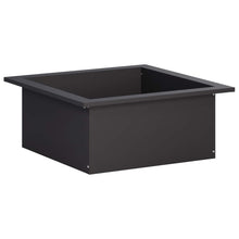 Vuurkorfring Zwart 90 x 90 x 25 cm Staal