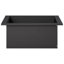 Vuurkorfring Zwart 90 x 90 x 25 cm Staal