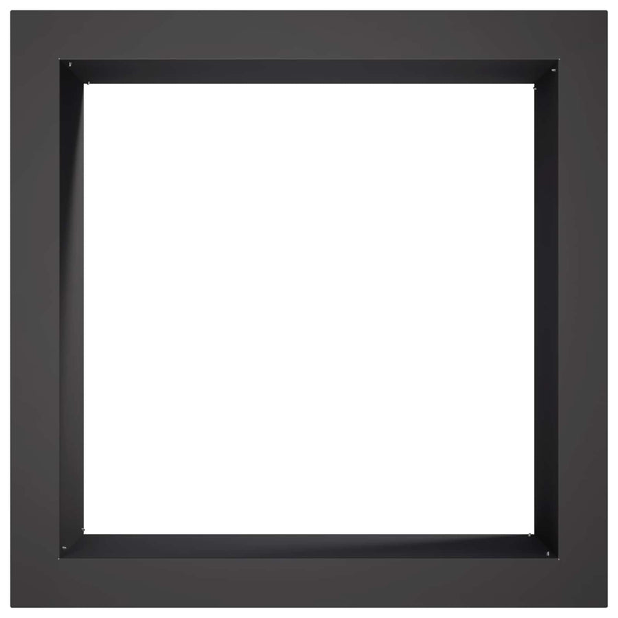 Vuurkorfring Zwart 90 x 90 x 25 cm Staal