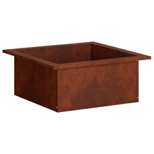 Vuurkorfring Roestkleurig 90 x 90 x 25 cm weervast staal