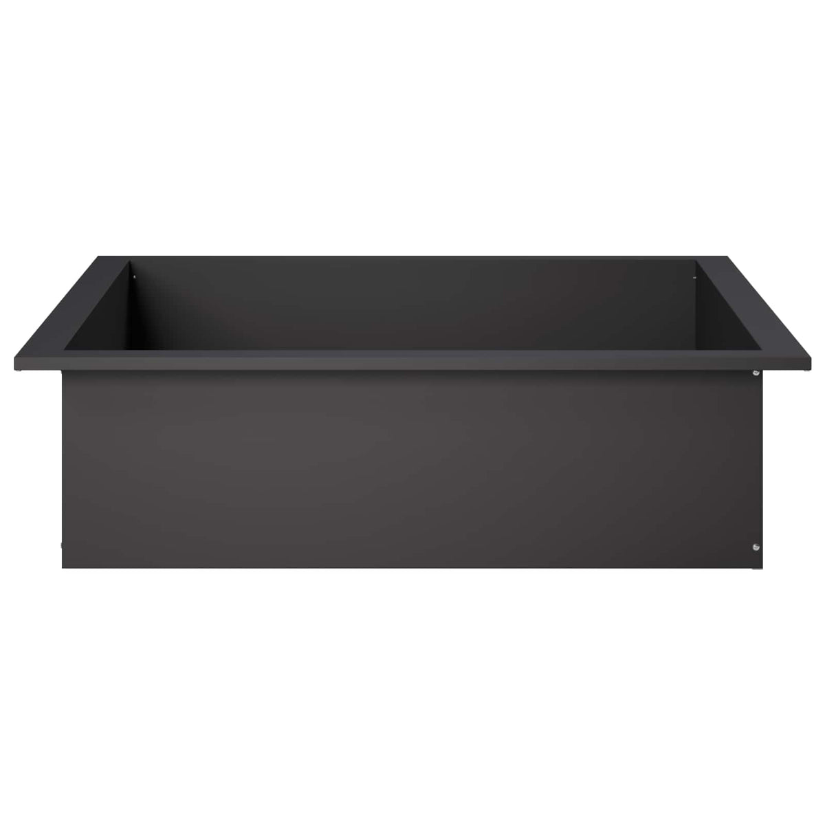 Vuurkorfring Zwart 90 x 90 x 25 cm Staal