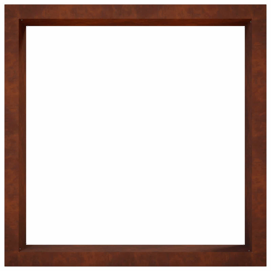 Vuurkorfring Roestkleurig 90 x 90 x 25 cm weervast staal