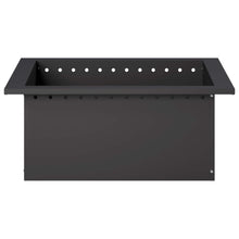 Vuurkorfring Zwart 60 x 60 x 25 cm Staal