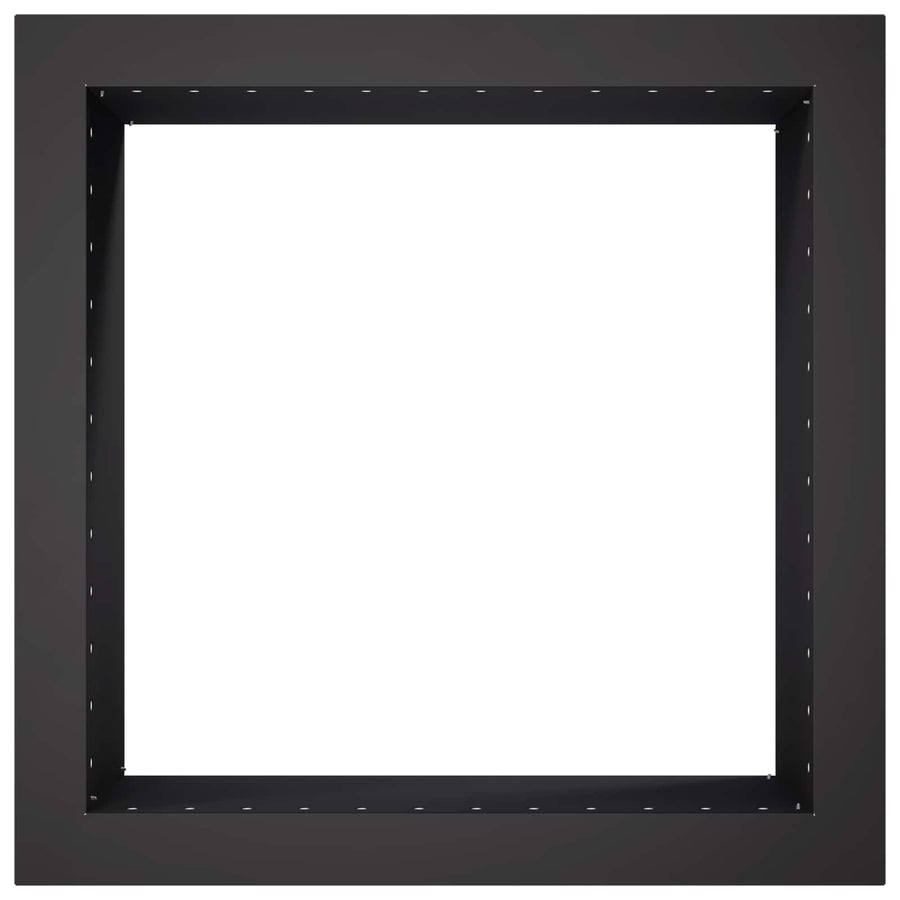 Vuurkorfring Zwart 60 x 60 x 25 cm Staal