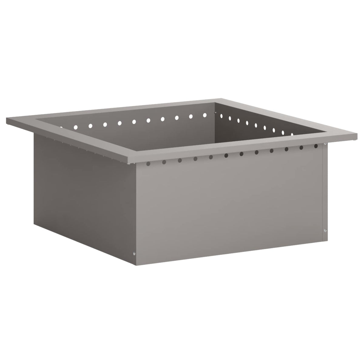 Vuurkorfring Roestkleurig 60 x 60 x 25 cm weervast staal