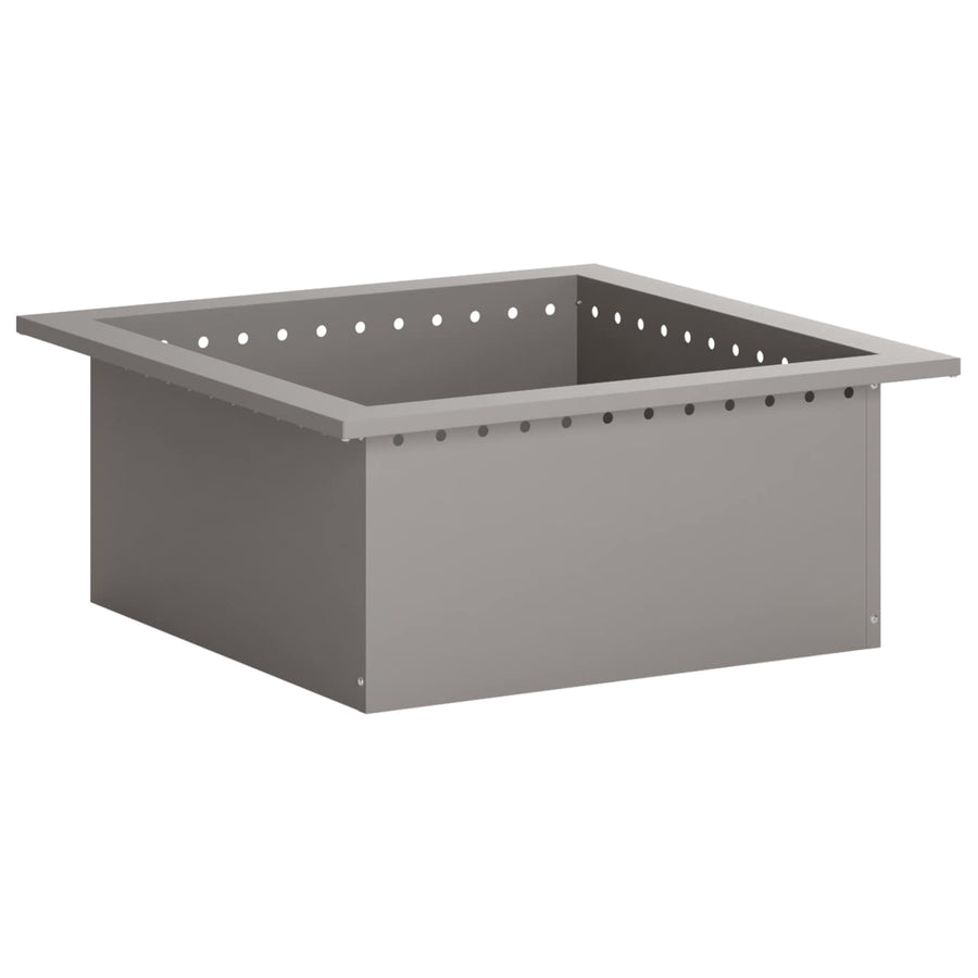 Vuurkorfring Roestkleurig 60 x 60 x 25 cm weervast staal
