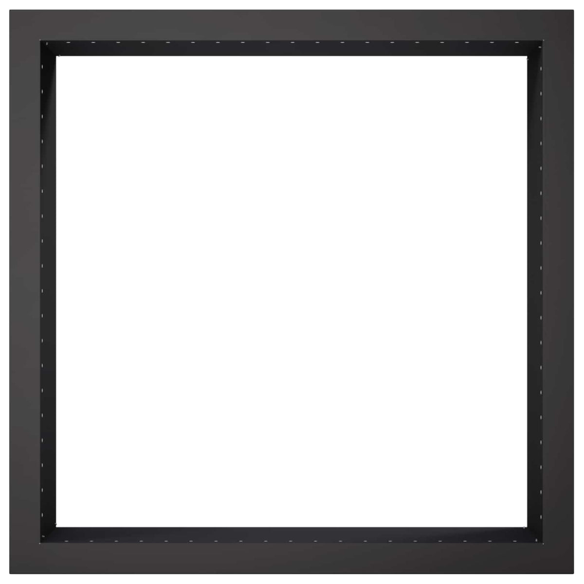Vuurkorfring Zwart 80 x 80 x 25 cm Staal