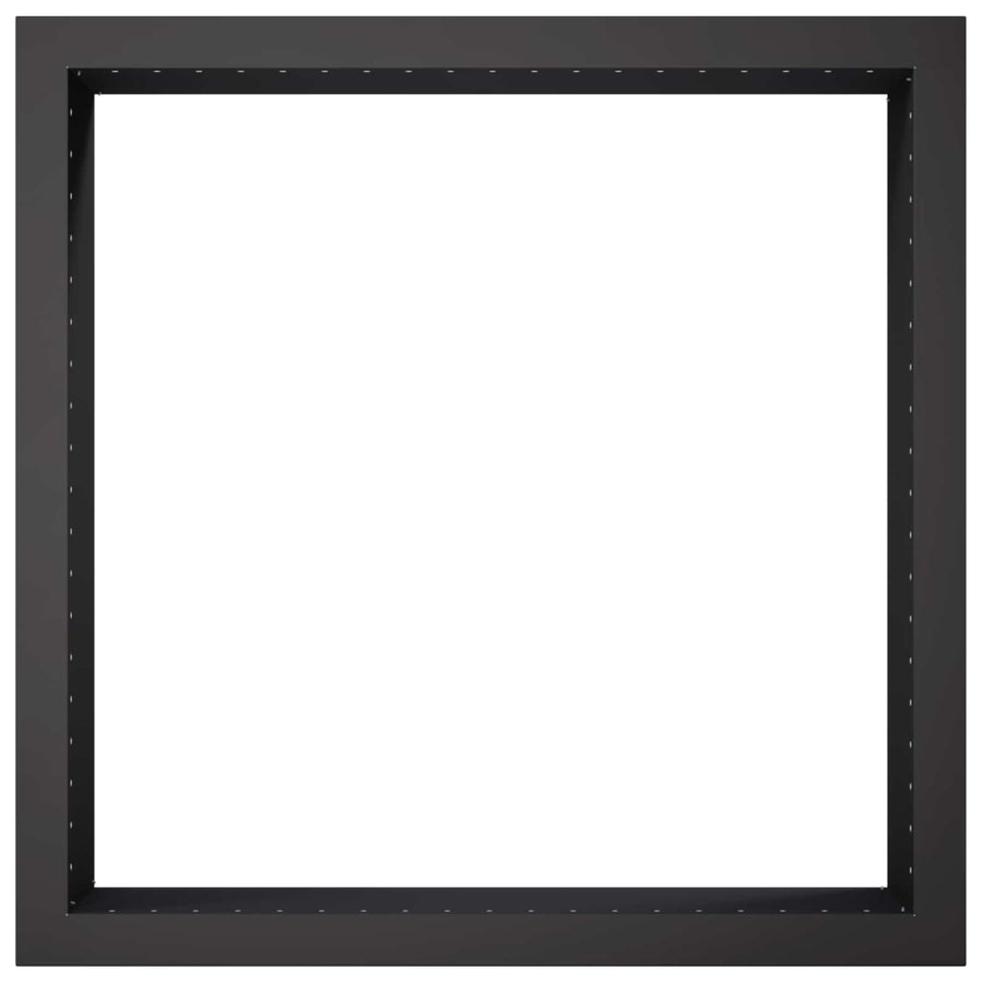 Vuurkorfring Zwart 80 x 80 x 25 cm Staal
