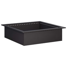 Vuurkorfring Zwart 90 x 90 x 25 cm Staal