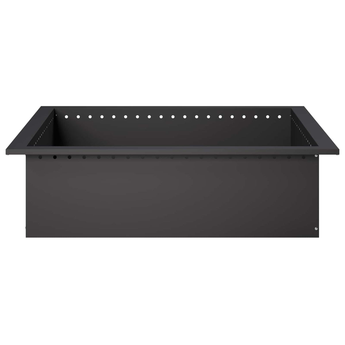 Vuurkorfring Zwart 90 x 90 x 25 cm Staal