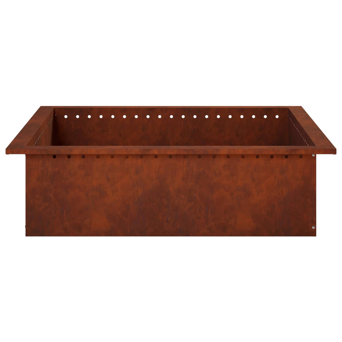 Vuurkorfring Roestkleurig 90 x 90 x 25 cm weervast staal