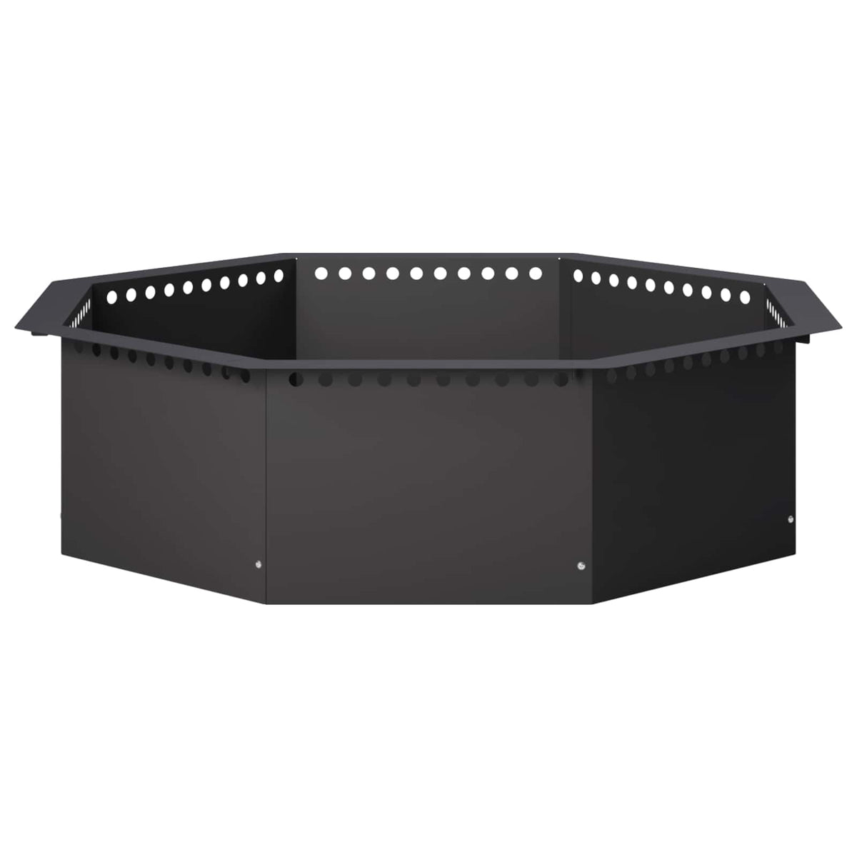 Vuurkorfring Zwart 90 x 90 x 25 cm Staal