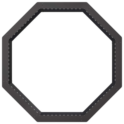Vuurkorfring Zwart 90 x 90 x 25 cm Staal