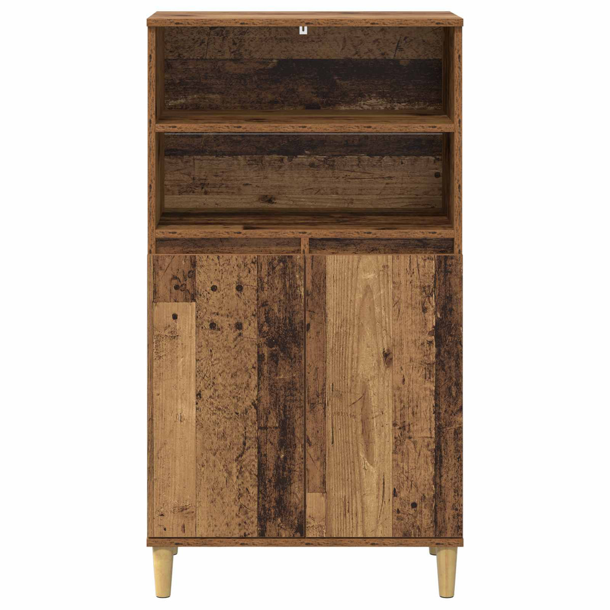 Hoge kast Eikenhout 60 x 36 x 110 cm Bewerkt hout