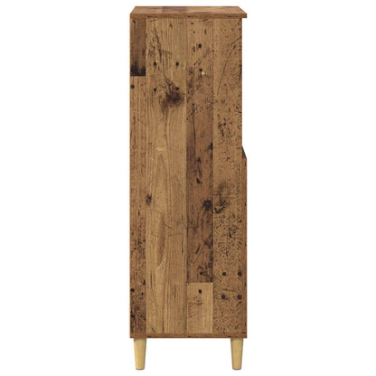 Hoge kast Eikenhout 60 x 36 x 110 cm Bewerkt hout