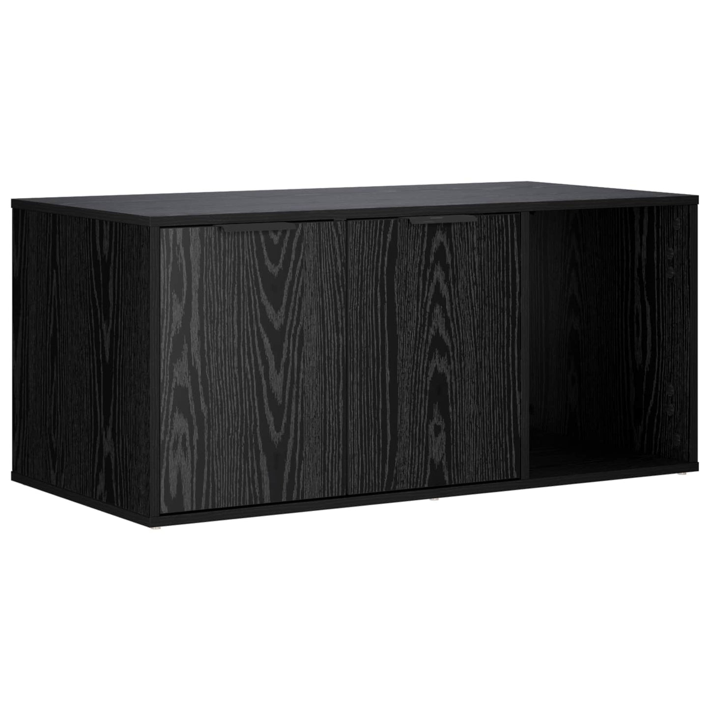 Kattenkrat meubel Zwart eiken 100 x 49 x 45 cm Bewerkt hout