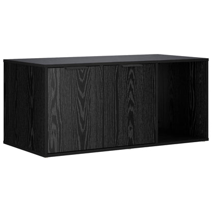Kattenkrat meubel Zwart eiken 100 x 49 x 45 cm Bewerkt hout