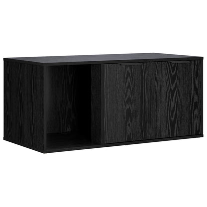 Kattenkrat meubel Zwart eiken 100 x 49 x 45 cm Bewerkt hout