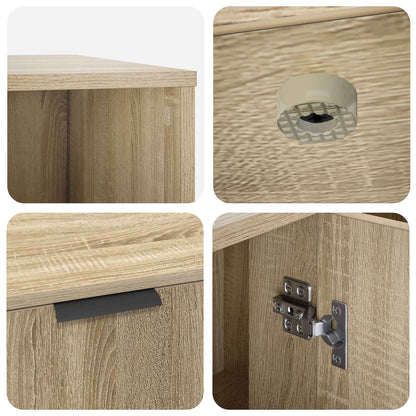 Kattenkrat meubel Sonoma Eiken 100 x 49 x 45 cm Bewerkt hout
