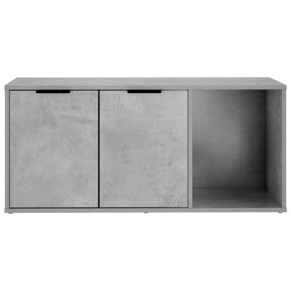 Kattenkrat meubel Betongrijs 100 x 49 x 45 cm Bewerkt hout