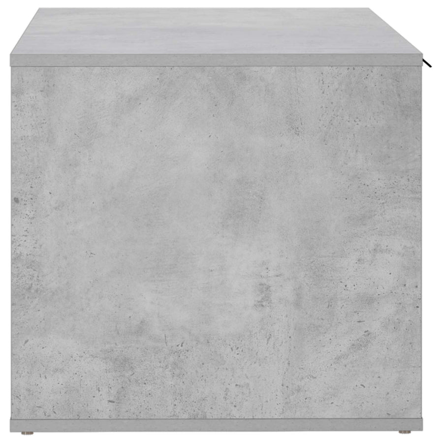 Kattenkrat meubel Betongrijs 100 x 49 x 45 cm Bewerkt hout
