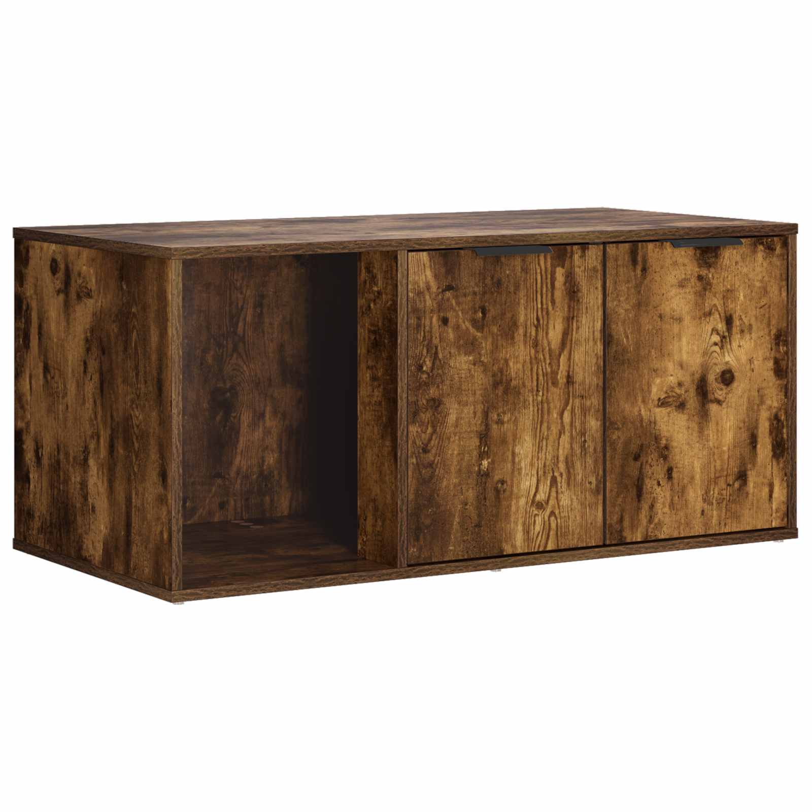 Kattenkrat meubel Gerookt eiken 100 x 49 x 45 cm Bewerkt hout