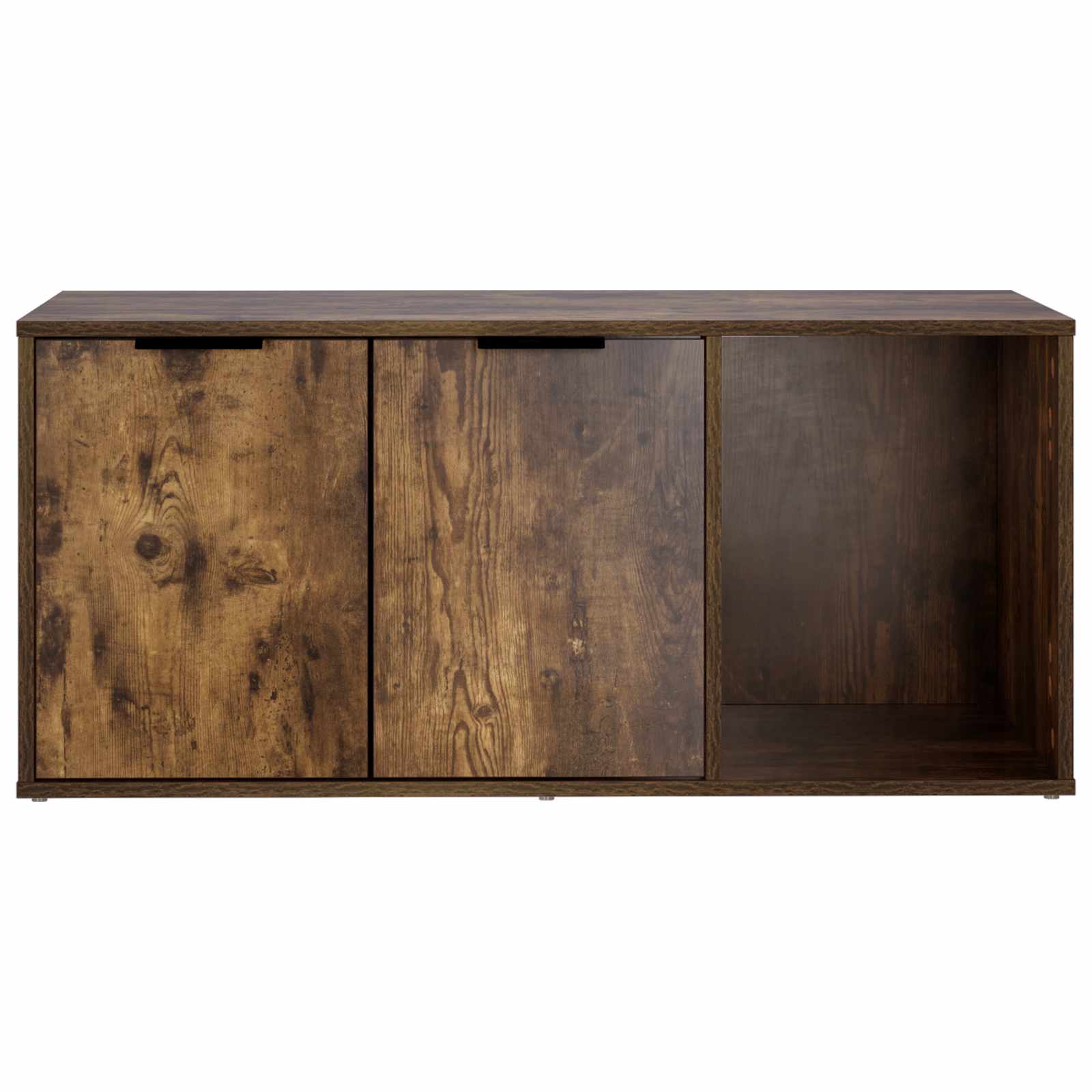 Kattenkrat meubel Gerookt eiken 100 x 49 x 45 cm Bewerkt hout