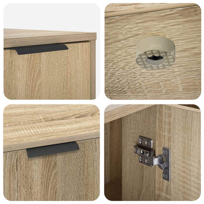 Kattenkrat meubel Sonoma Eiken 100 x 49 x 45 cm Bewerkt hout