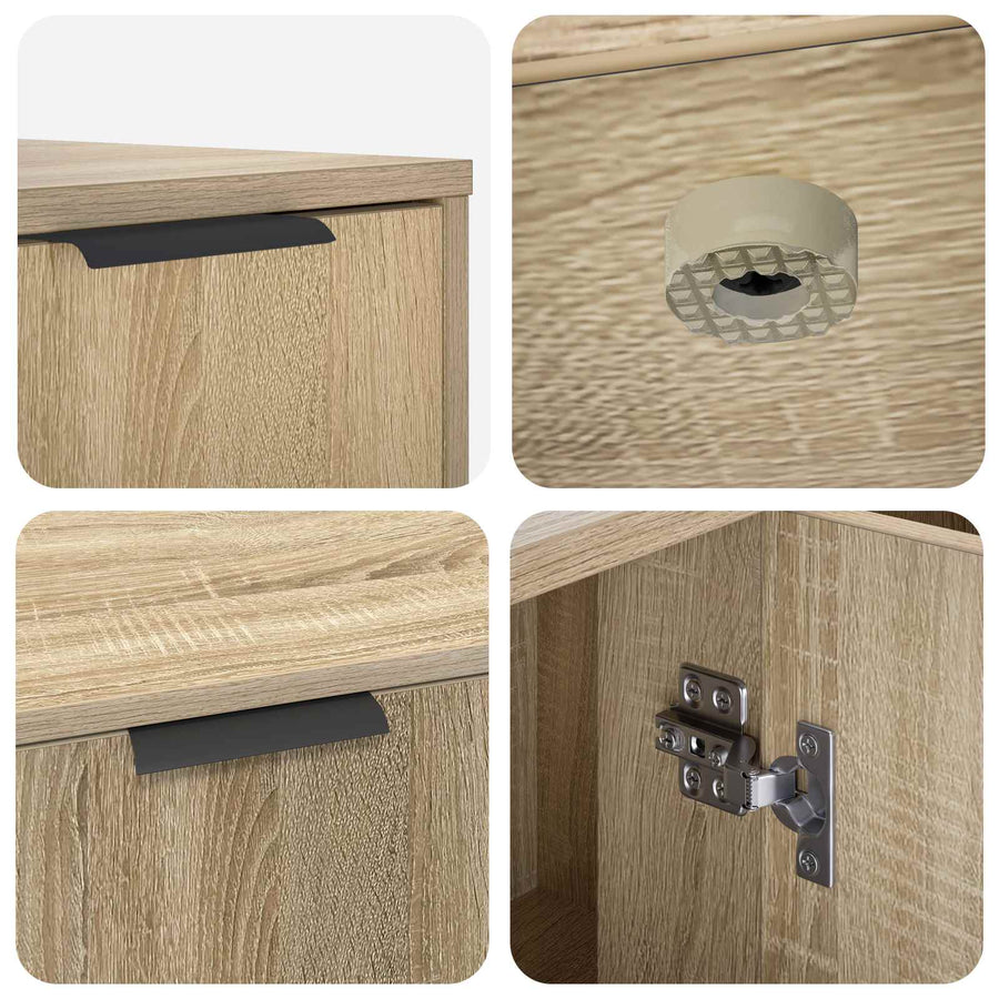 Kattenkrat meubel Sonoma Eiken 100 x 49 x 45 cm Bewerkt hout