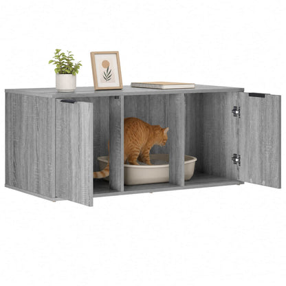 Kattenkrat meubel Grijs Sonoma 100 x 49 x 45 cm Bewerkt hout