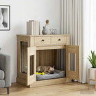 Hondenbench 80x47,5x80 cm Sonoma eiken