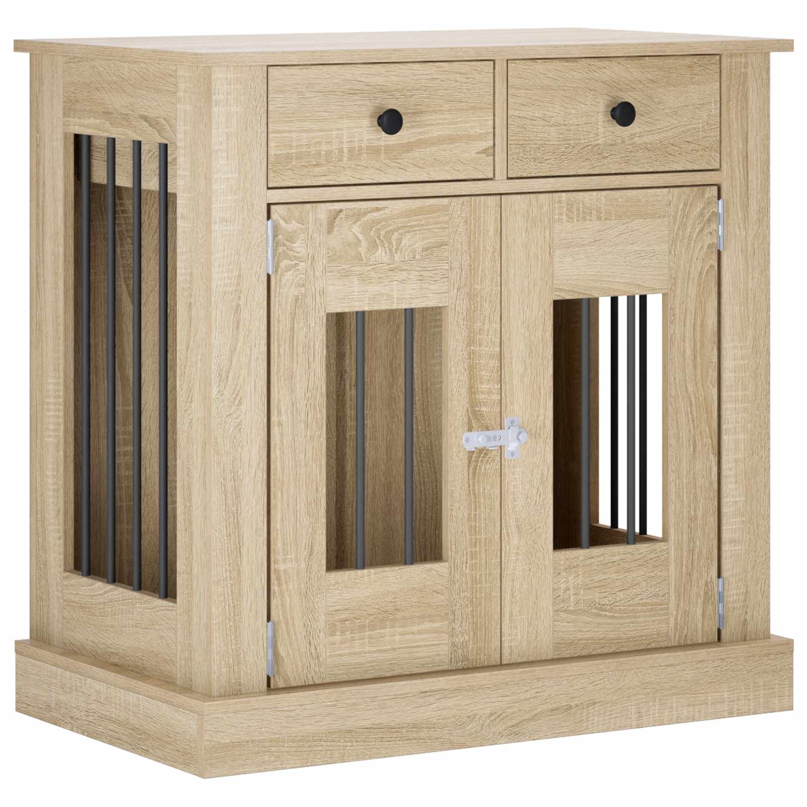 Hond Bench Meubel Sonoma Eiken 80 x 47,5 x 80 cm Bewerkt hout