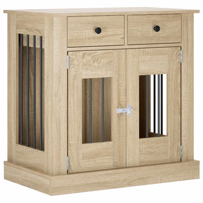 Hond Bench Meubel Sonoma Eiken 80 x 47,5 x 80 cm Bewerkt hout