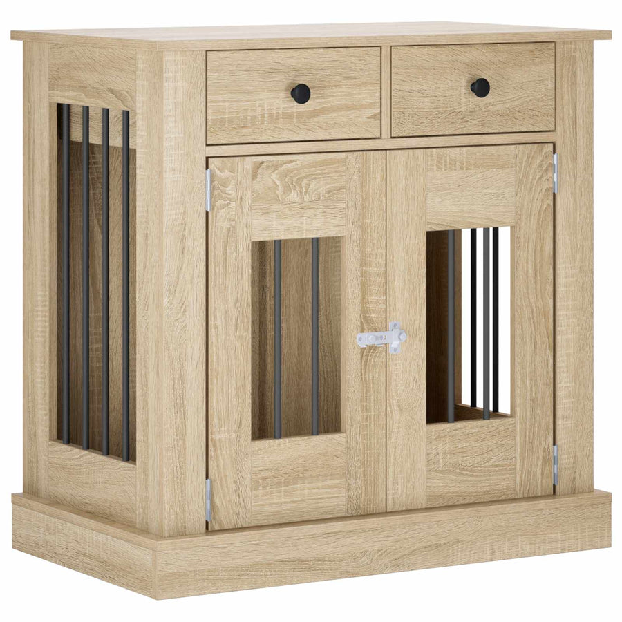 Hond Bench Meubel Sonoma Eiken 80 x 47,5 x 80 cm Bewerkt hout