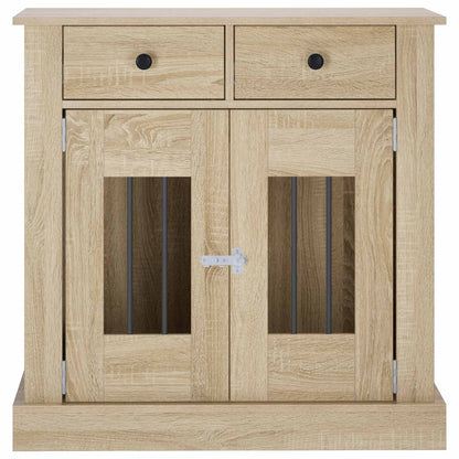 Hond Bench Meubel Sonoma Eiken 80 x 47,5 x 80 cm Bewerkt hout