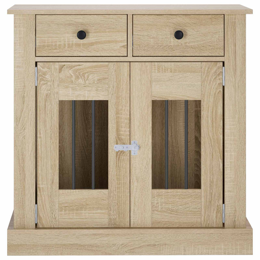 Hond Bench Meubel Sonoma Eiken 80 x 47,5 x 80 cm Bewerkt hout
