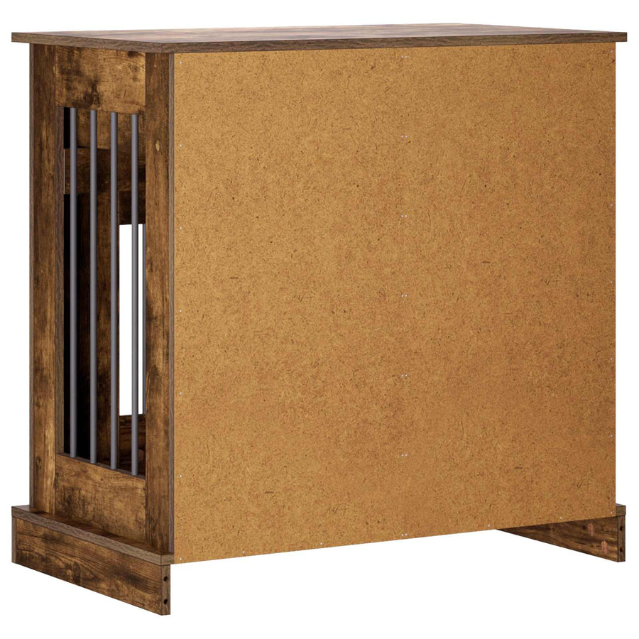 Hond Bench Meubel Gerookt eiken 80 x 47,5 x 80 cm Bewerkt hout